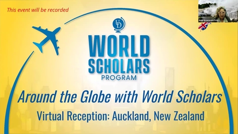 Thumbnail for UD World Scholars Virtual Reception - Auckland