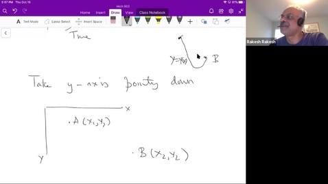Thumbnail for The brachistochrone problem - I