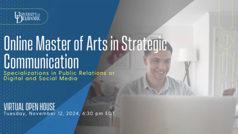 Thumbnail for Online MA in Strategic Communication Virtual Open House | November 12, 2024