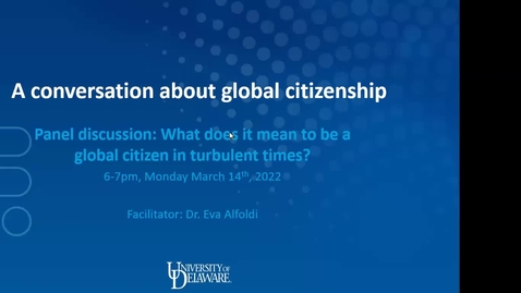 Thumbnail for A conversation about global citizenship