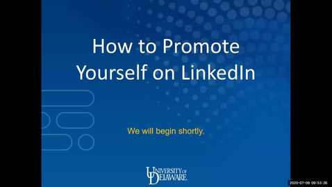 Thumbnail for entry How to Promote Yourself on LinkedIn
