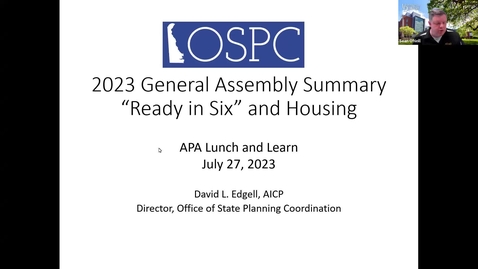 Thumbnail for entry APA Delaware Lunch &amp; Learn - July