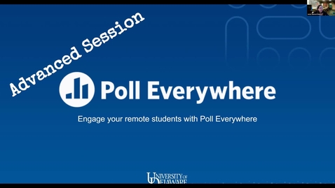 Thumbnail for Poll Everywhere Advanced Features Workshop