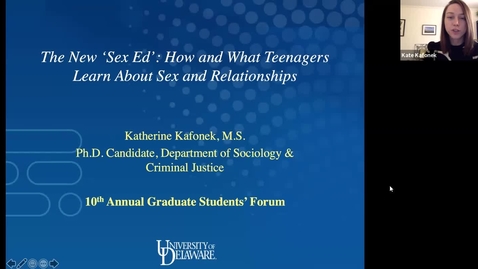 Thumbnail for The new sex ed: How and what teenagers learn about sex and relationships, Katherine Kafonek
