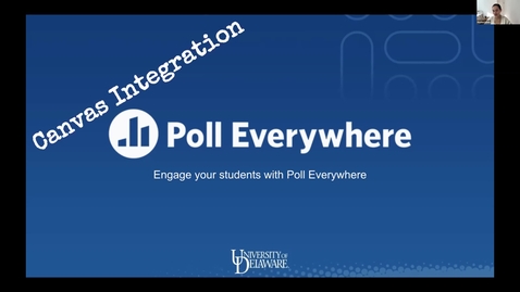 Thumbnail for entry Poll Everywhere: Canvas Integration