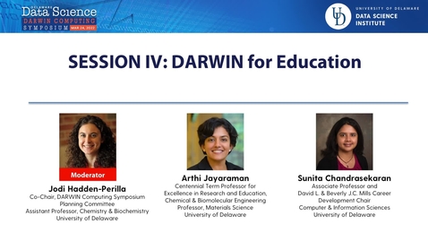 Thumbnail for DARWIN Computing Symposium_Session 4_DARWIN for Education.mp4