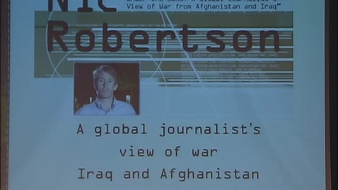 Thumbnail for Global Agenda_10-15-03_Nic Robertson