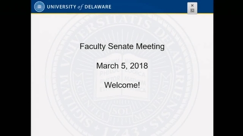 Thumbnail for entry 2017-2018/videos/10Faculty Senate Meeting March 5th 2018.mp4