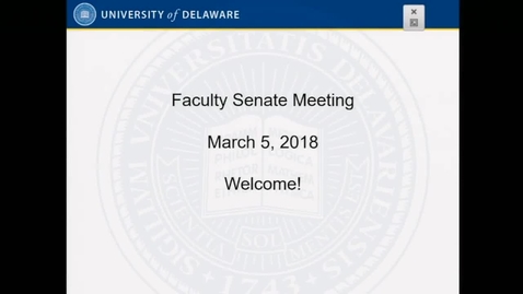 Thumbnail for 2017-2018/videos/10Faculty Senate Meeting March 5th 2018.mp4