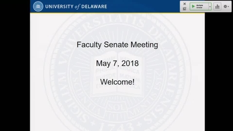Thumbnail for 2017-2018/videos/15Faculty Senate Meeting May 7th 2018.mp4