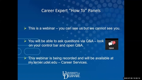 Thumbnail for How to Promote Yourself on LinkedIn: Career Expert Panel Webinar