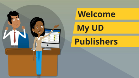 Thumbnail for Welcome My UD Publishers