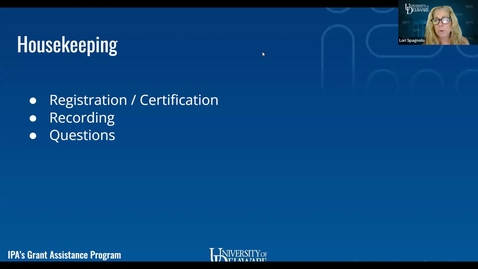 Thumbnail for entry Grant Assistance Training Series: Session 4: Budgeting, Cost Sharing, and Reporting