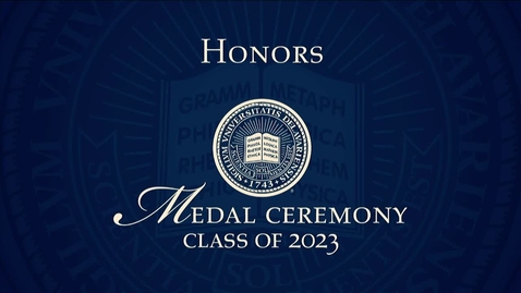 Thumbnail for 2023 Honors Medal Ceremony