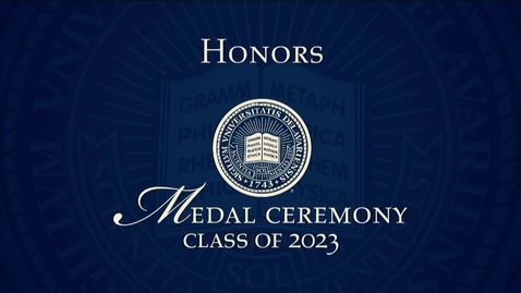 Thumbnail for entry 2023 Honors Medal Ceremony