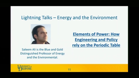 Thumbnail for Saleem H. Ali: Elements of Power: How Engineering and Policy rely on the Periodic Table