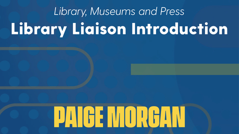 Thumbnail for Paige Morgan Introduction