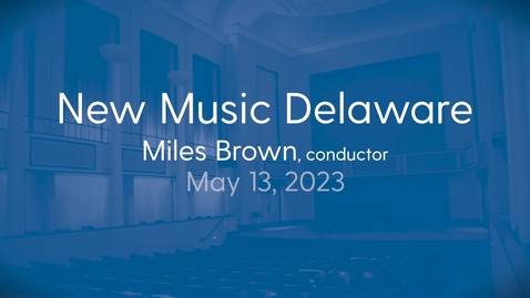 Thumbnail for New Music Delaware - Ten Thousand Birds - John Luther Adams