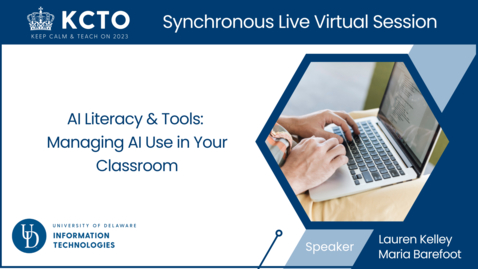 Thumbnail for KCTO AI Literacy Tools- Managing AI Use in Your Classroom