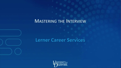 Thumbnail for Mastering the Interview - March 2019