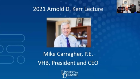 Thumbnail for entry Kerr Lecture 2021:  Mike Carragher