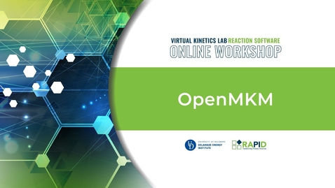 Thumbnail for OpenMKM - Open Source Microkinetic Modeling