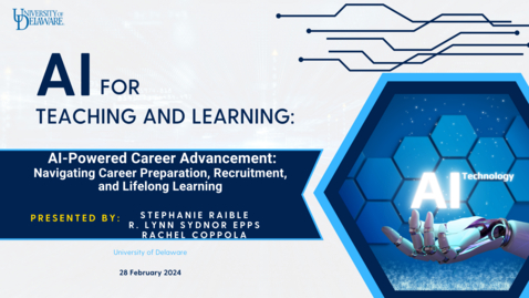 Thumbnail for entry AI-Powered Career Advancement: Navigating Career Preparation, Recruitment, and Lifelong Learning