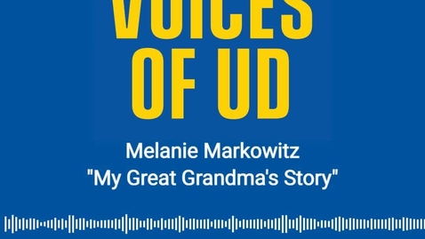 Thumbnail for entry Melanie Markowitz - My Great Grandma's Story