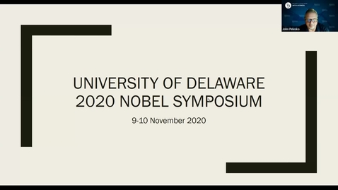 Thumbnail for 2020 Nobel Symposium Part 1