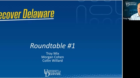 Thumbnail for entry Recover Delaware Roundtable #1