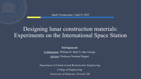 Thumbnail for Spring 2025 Spark! Symposium featuring Ted Egnaczyk