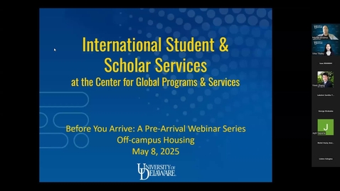 Thumbnail for Before You Arrive Webinar: Guide for off-campus housing search