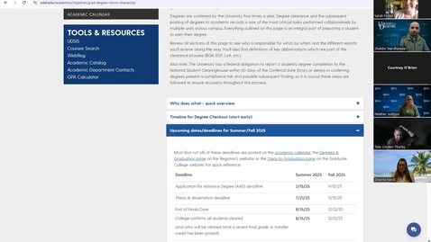 Thumbnail for Graduate Degree Clearance 9/23/25