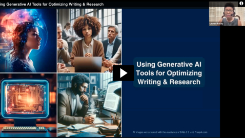 Thumbnail for Using Generative AI Tools for Optimizing Writing &amp; Research