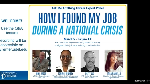 Thumbnail for How I Found My Job During a National Crisis
