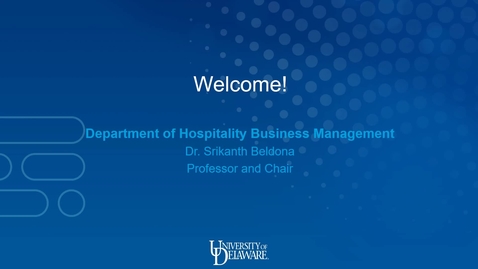 Thumbnail for Hospitality Business Management — Lerner College of Business and Economics