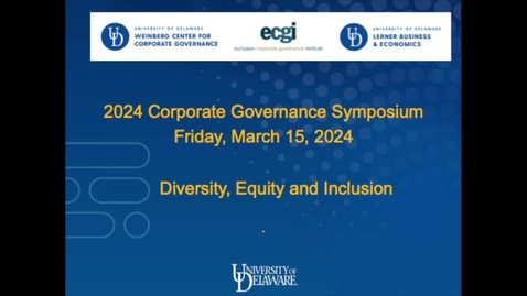 Thumbnail for 2024 Corporate Governance Symposium - Session 1 (ESG Issues), Paper 3 (March 15, 2024)