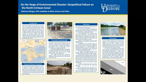Thumbnail for On the Verge of Environmental Disaster: Geopolitical Failure on the North Crimean Canal, Mehmet Altingoz