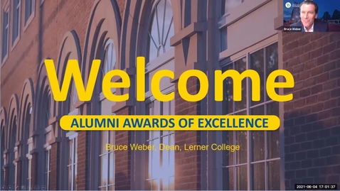 Thumbnail for entry Alumni Awards of Excellence 2021