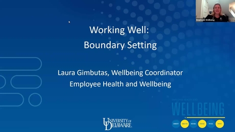 Thumbnail for Working Well: Boundary Setting