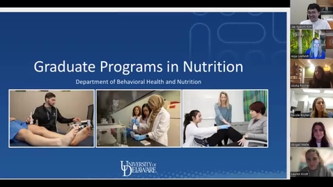 Thumbnail for entry Clip of Nutrition Information Session