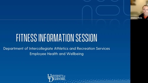 Thumbnail for entry Fitness Information Session