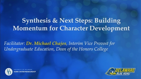 Thumbnail for Synthesis &amp; Next Steps: Building Momentum for Character Development