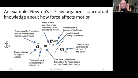 Thumbnail for entry Rethinking Physics for the Life Science Students | Edward F. Redish UMD 2020/12/02