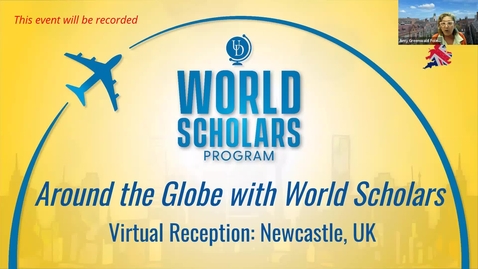 Thumbnail for UD World Scholars Virtual Reception - Newcastle, UK