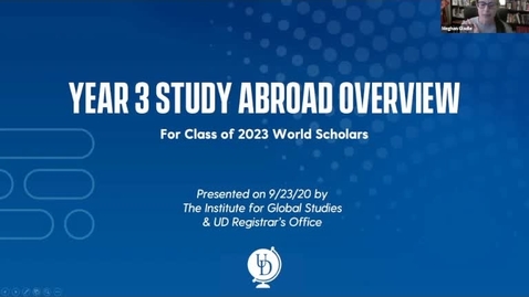 Thumbnail for UD World Scholars Year 3 Study Abroad Overview
