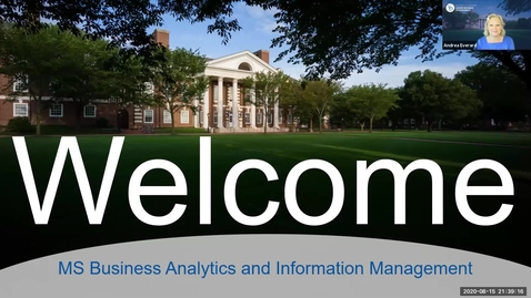 Thumbnail for entry Business Analytics and Information Management - Lerner Graduate Student Orientation