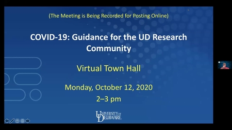 Thumbnail for Town Hall October 12, 2020
