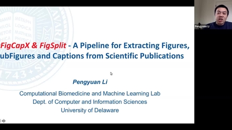 Thumbnail for entry PDFigCapX and FigSplit - a Pipeline for Extracting Figures, SubFigures and Captions from Scientific Publications, Pengyuan Li