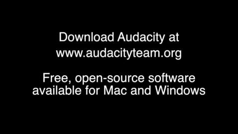 Thumbnail for Audacity Tutorial